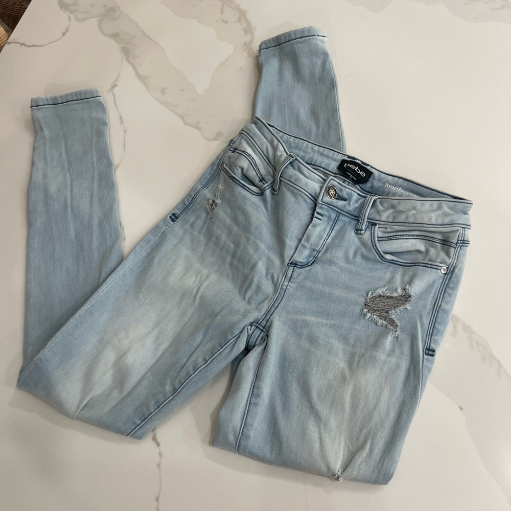 Bebe skinny jeans super stretchy
